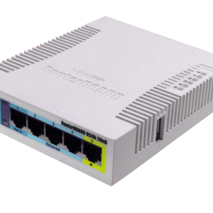 MikroTik 2.4GHz 2.5dBi 5 Port Ethernet WiFi Router